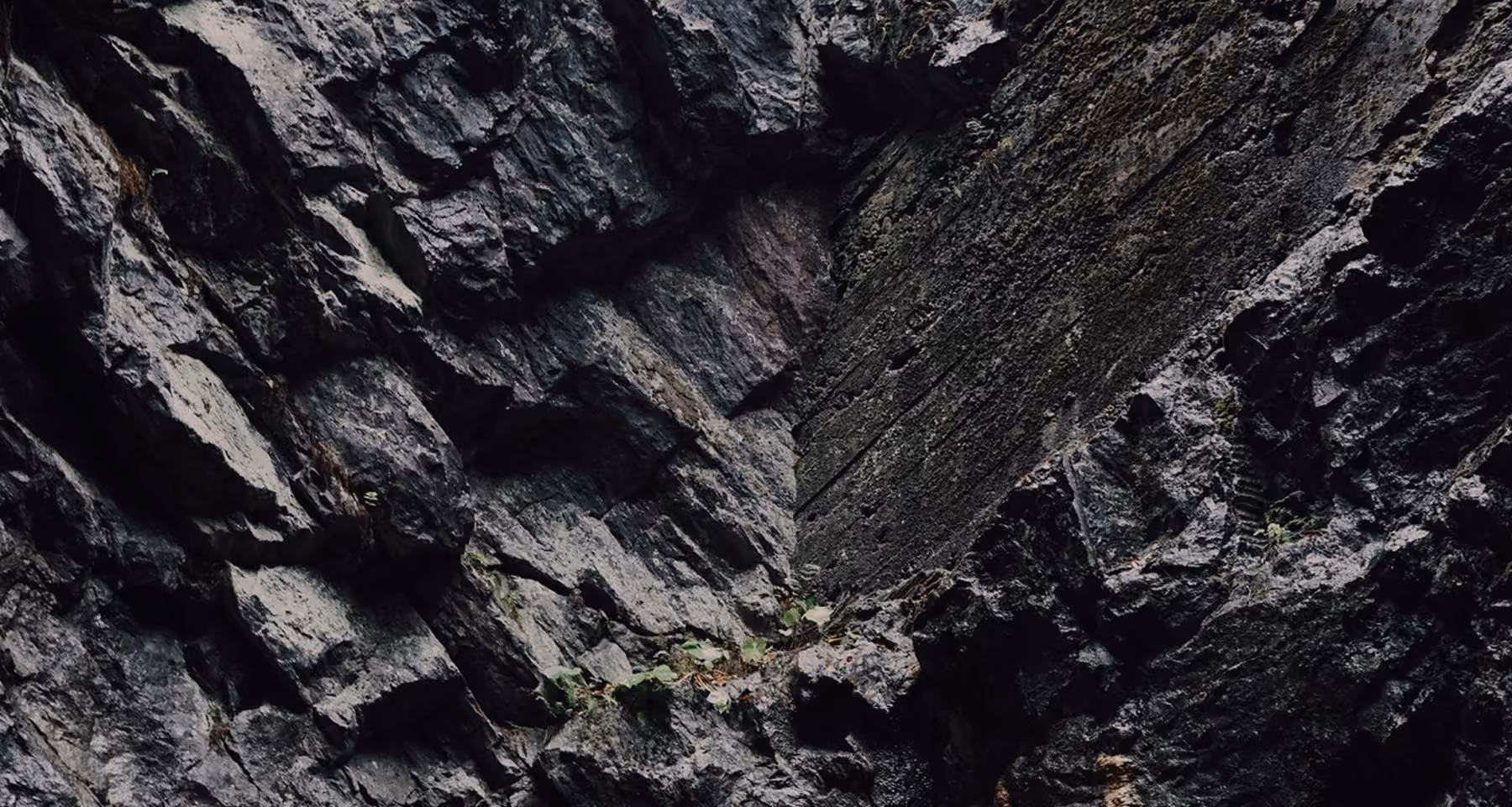 dark rockface