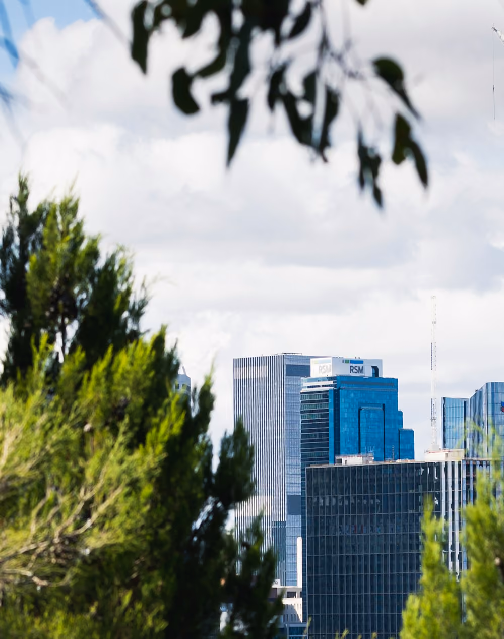 perth city close up