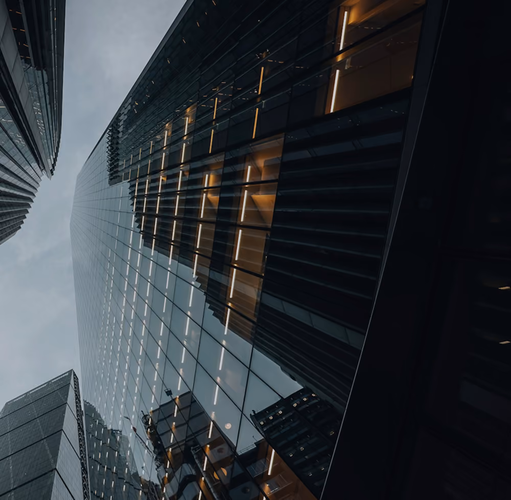 tall city building
