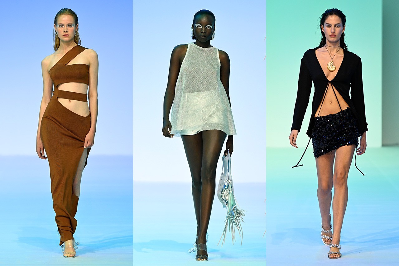 Australian Fashion week from metaverse to shimmering hair styles