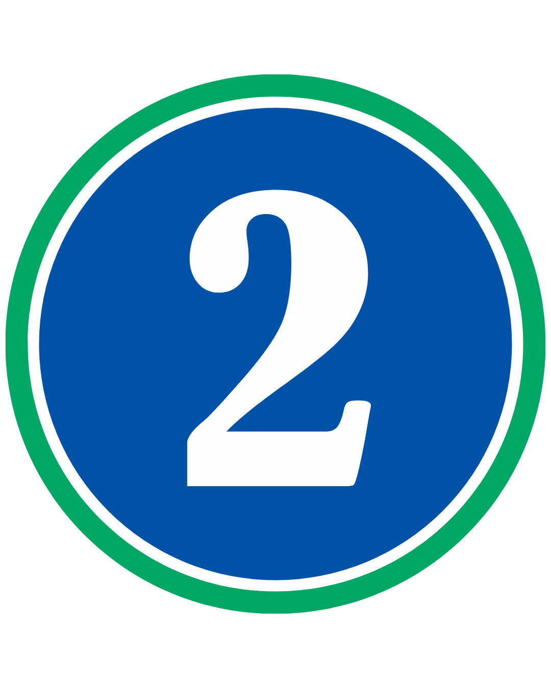 The number 2