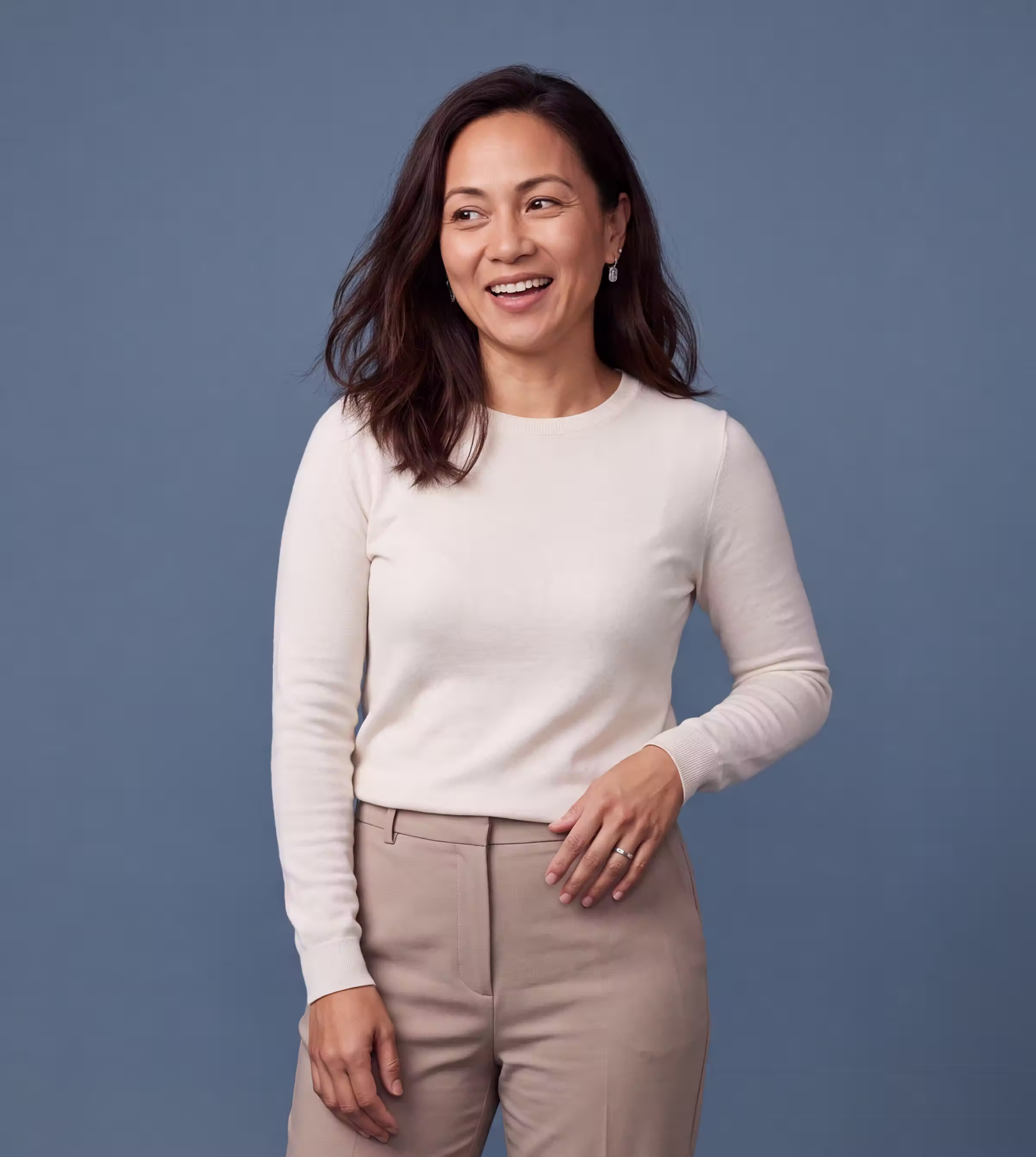 Smiling healthcare practitioner