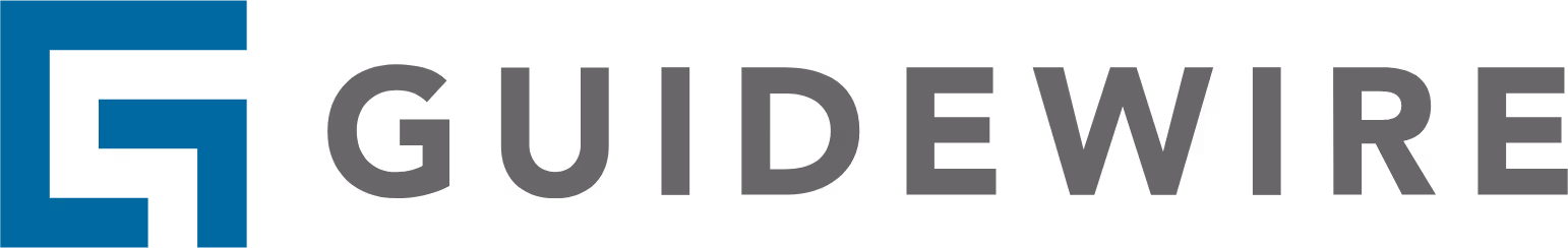 Guidewire company logo with a stylized blue G icon.