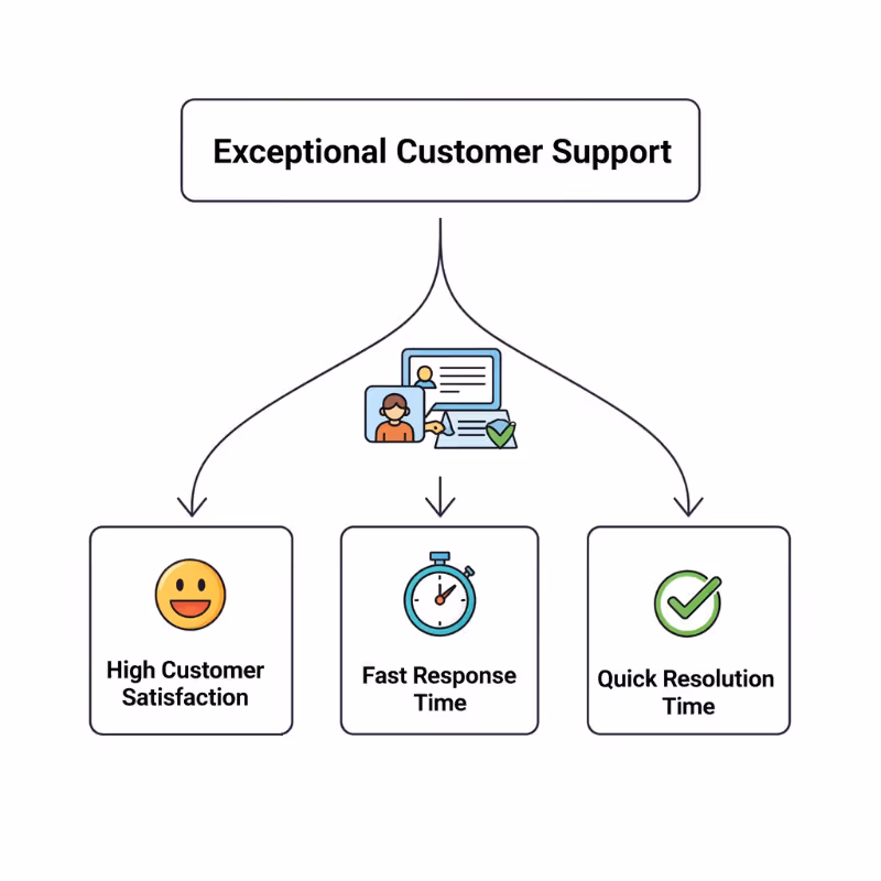 Build 24/7 AI support agents across channels - voice, chat and email