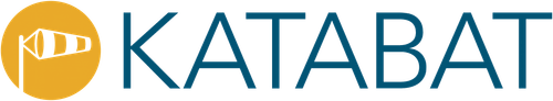 Katabat company logo with a yellow circular icon and blue text.