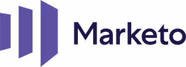 Marketo company logo with stylized purple bars to the left of the text.