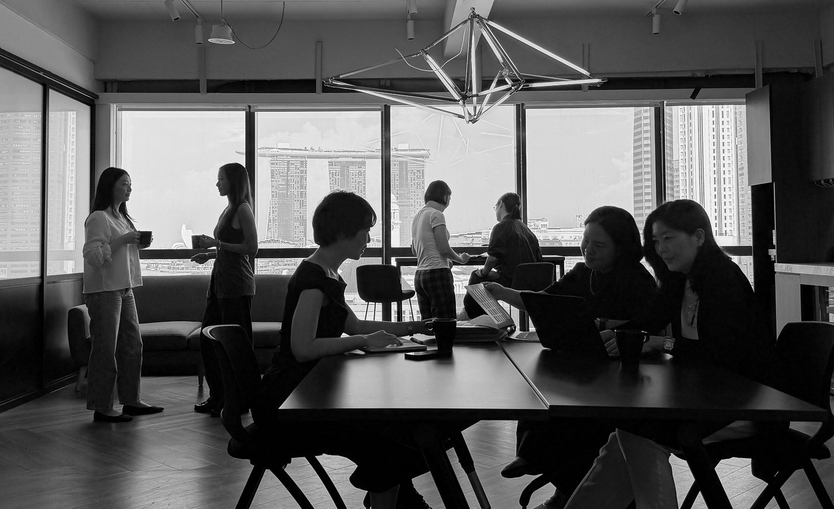 Photo of Asylum Team at work