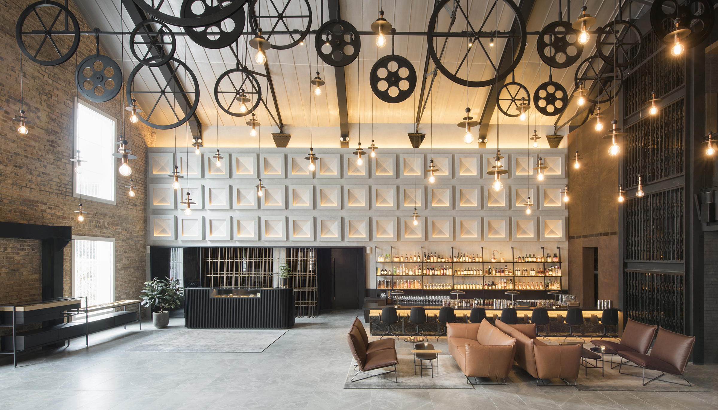 Lobby of The Warehouse Hotel