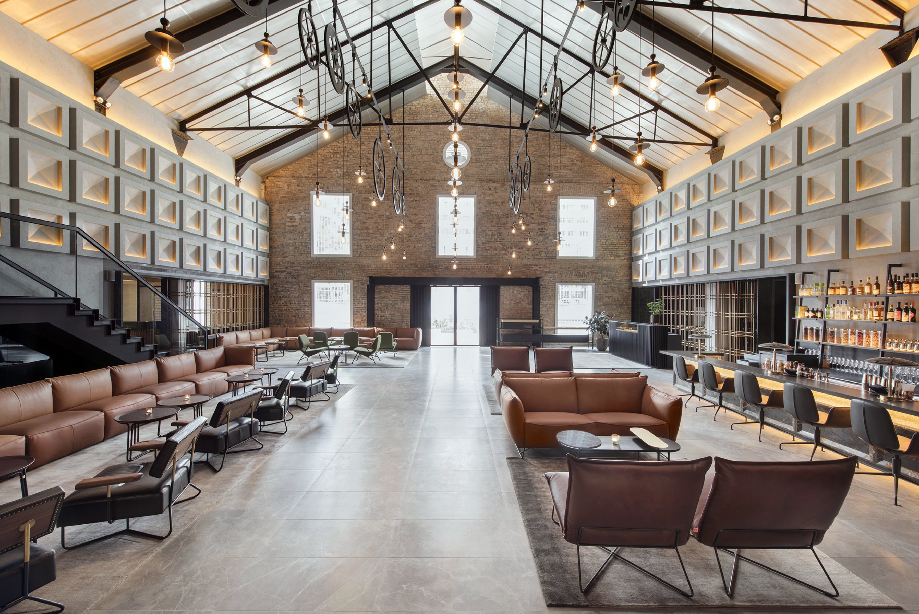 Lobby of The Warehouse Hotel