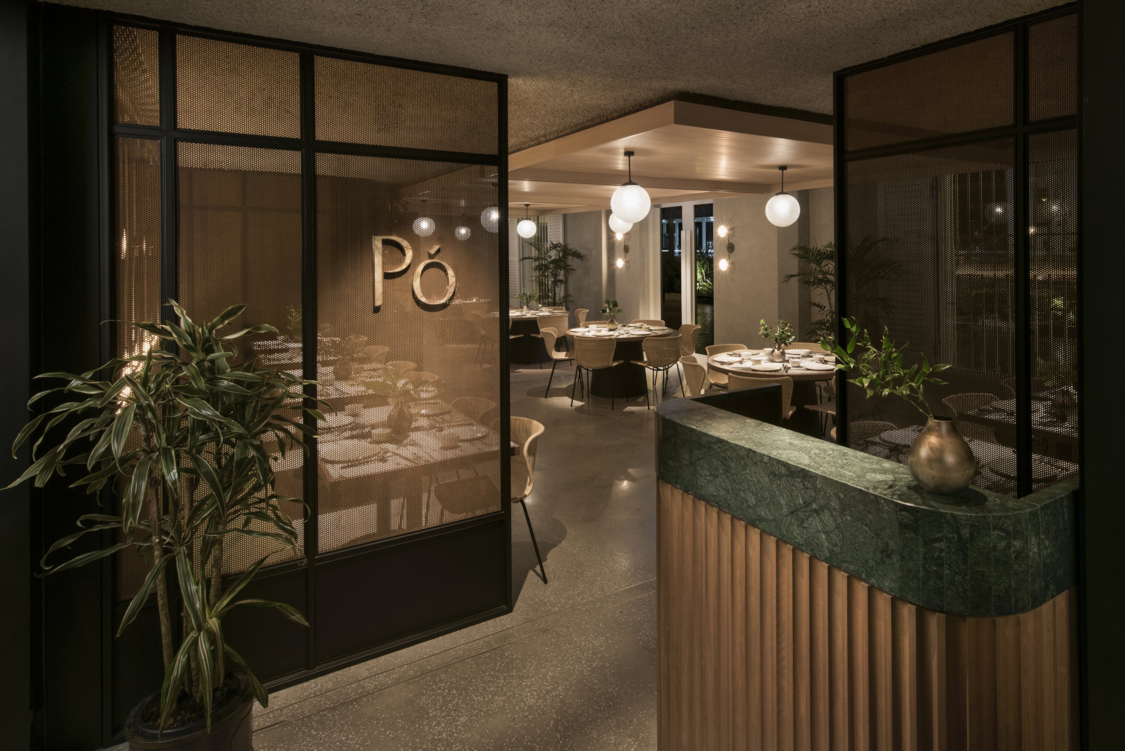 Entrance of PO Restaurant