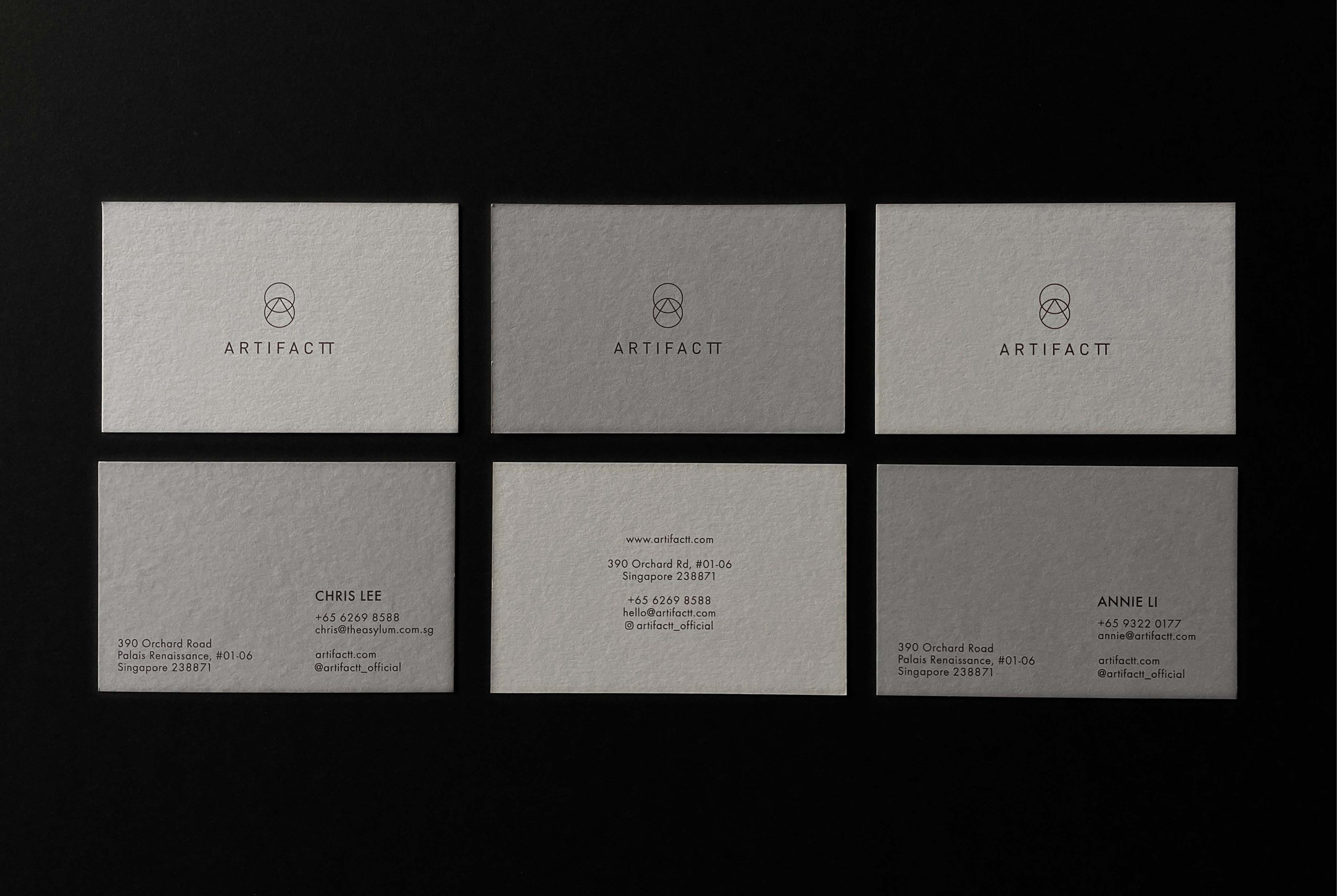Branding for ARTIFACTT