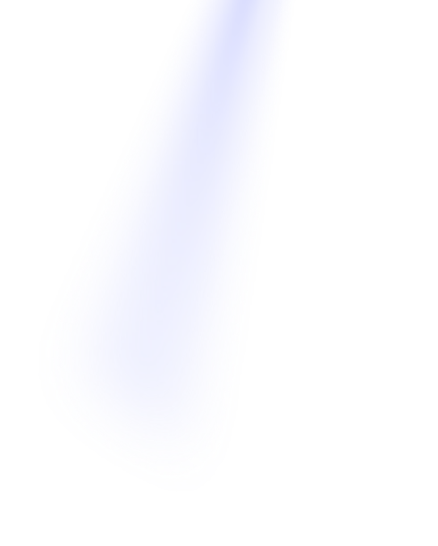 Blue light beam with glow effect on black background.