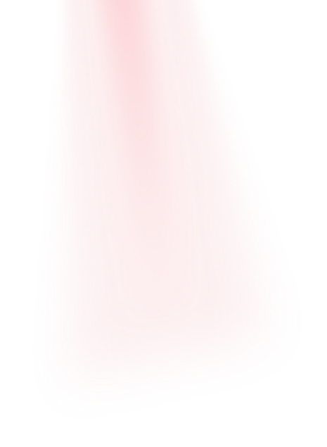 Blurred red light ray with rounded edges on a black background.