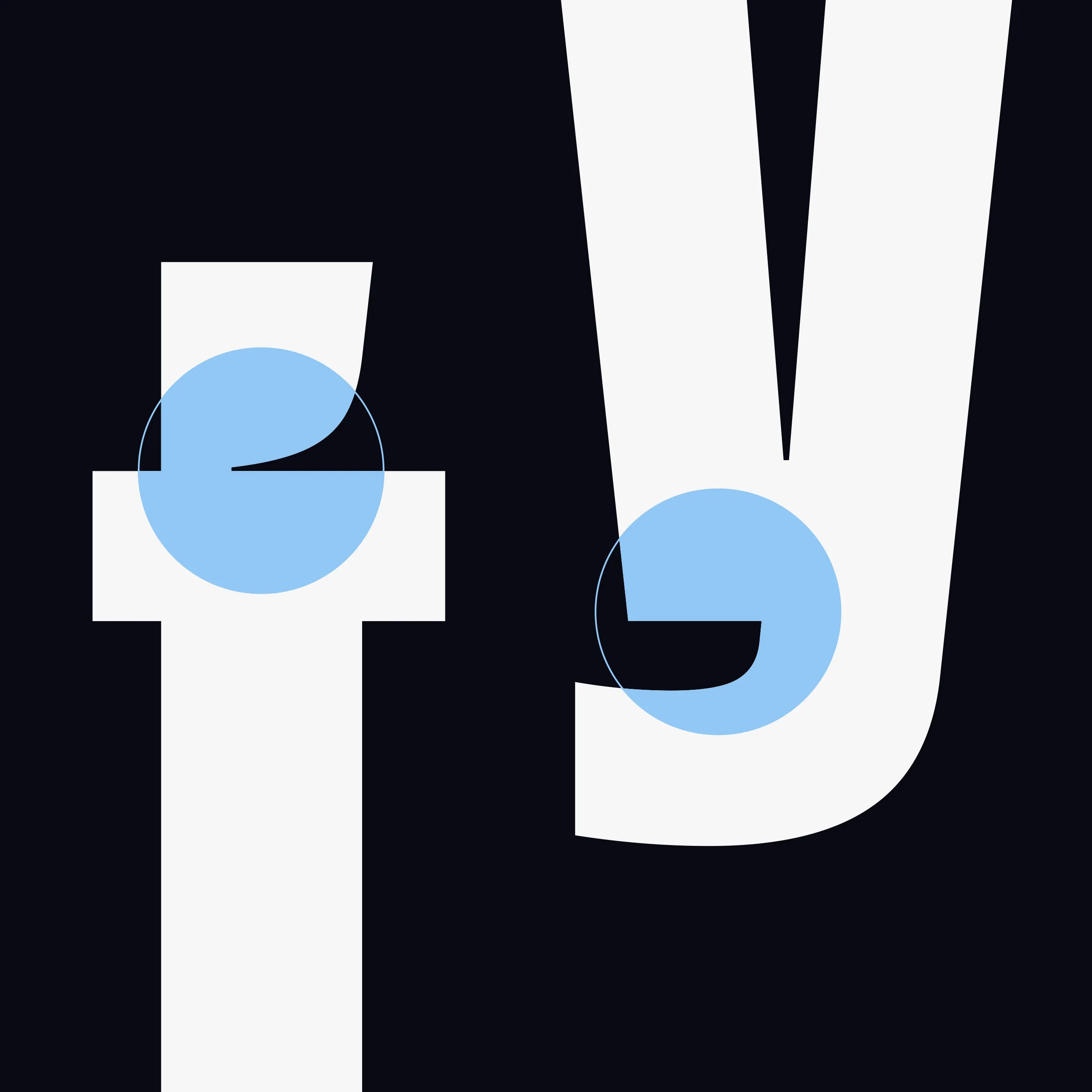 Typografische Studie der neuen Tower Schriftart