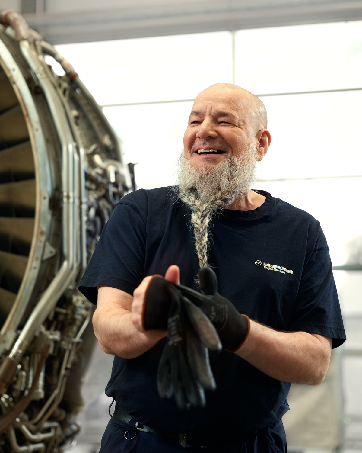 Ergebnis vom Lufthansa Technik Shooting auf der Basis