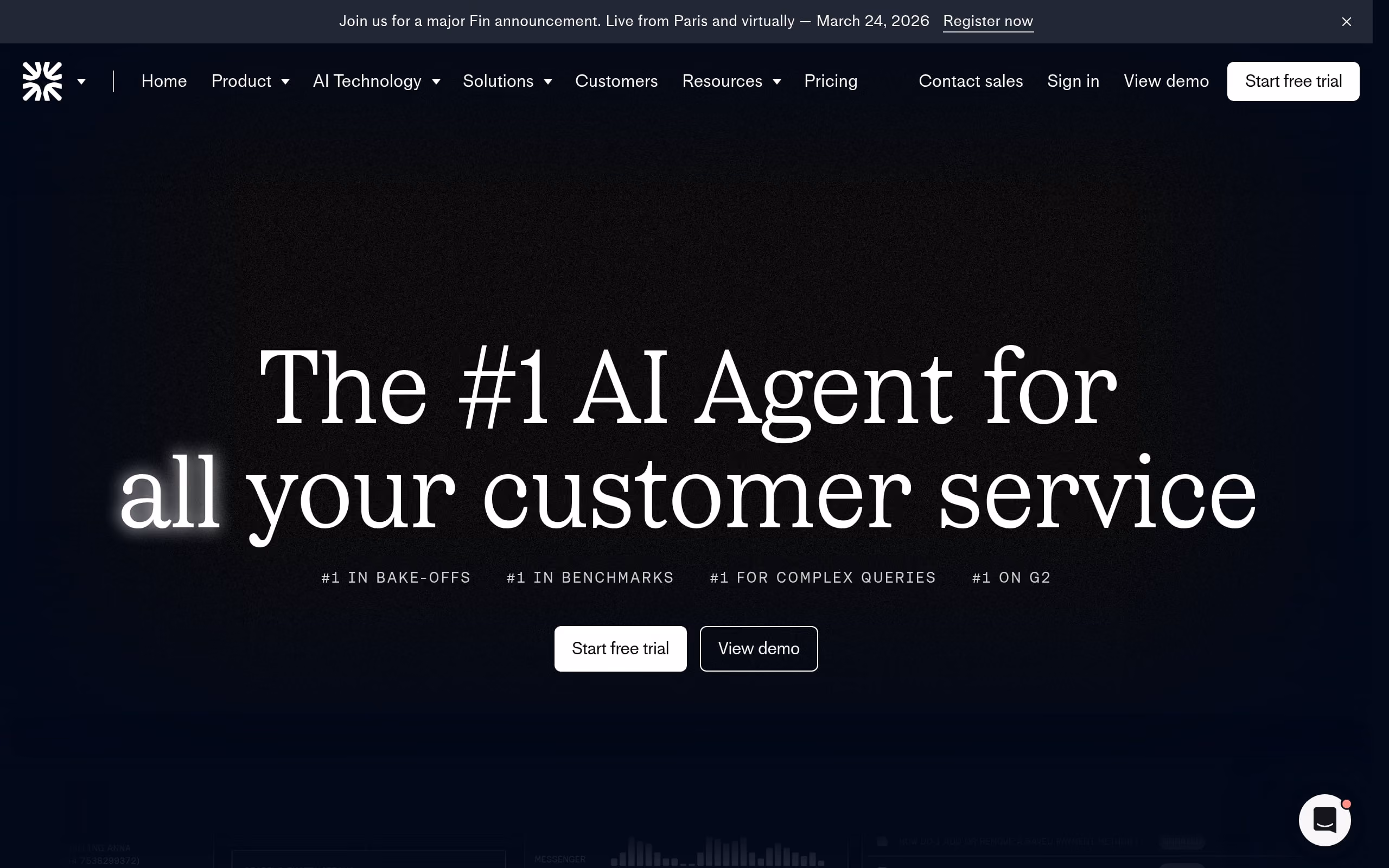 Fin (Intercom) Screenshot