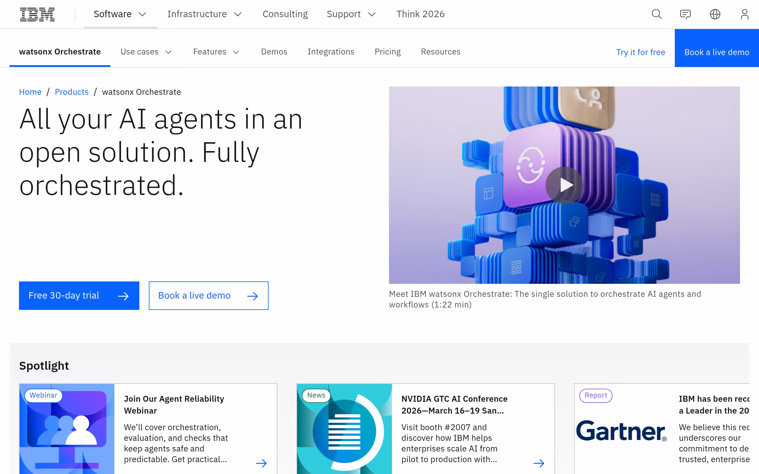 IBM Watson Assistant Screenshot