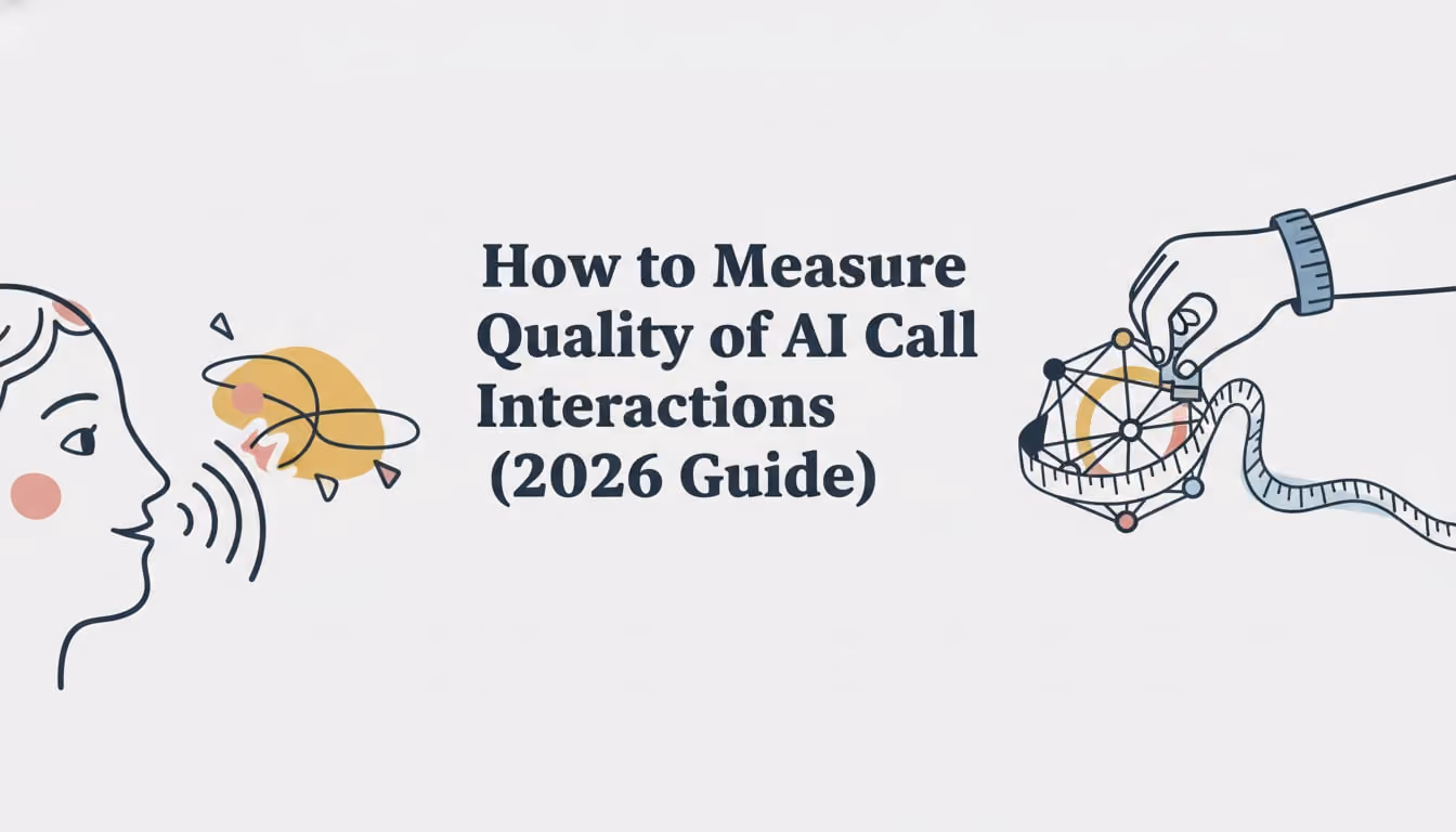 How to Measure Quality of AI Call Interactions (2026 KPIs)