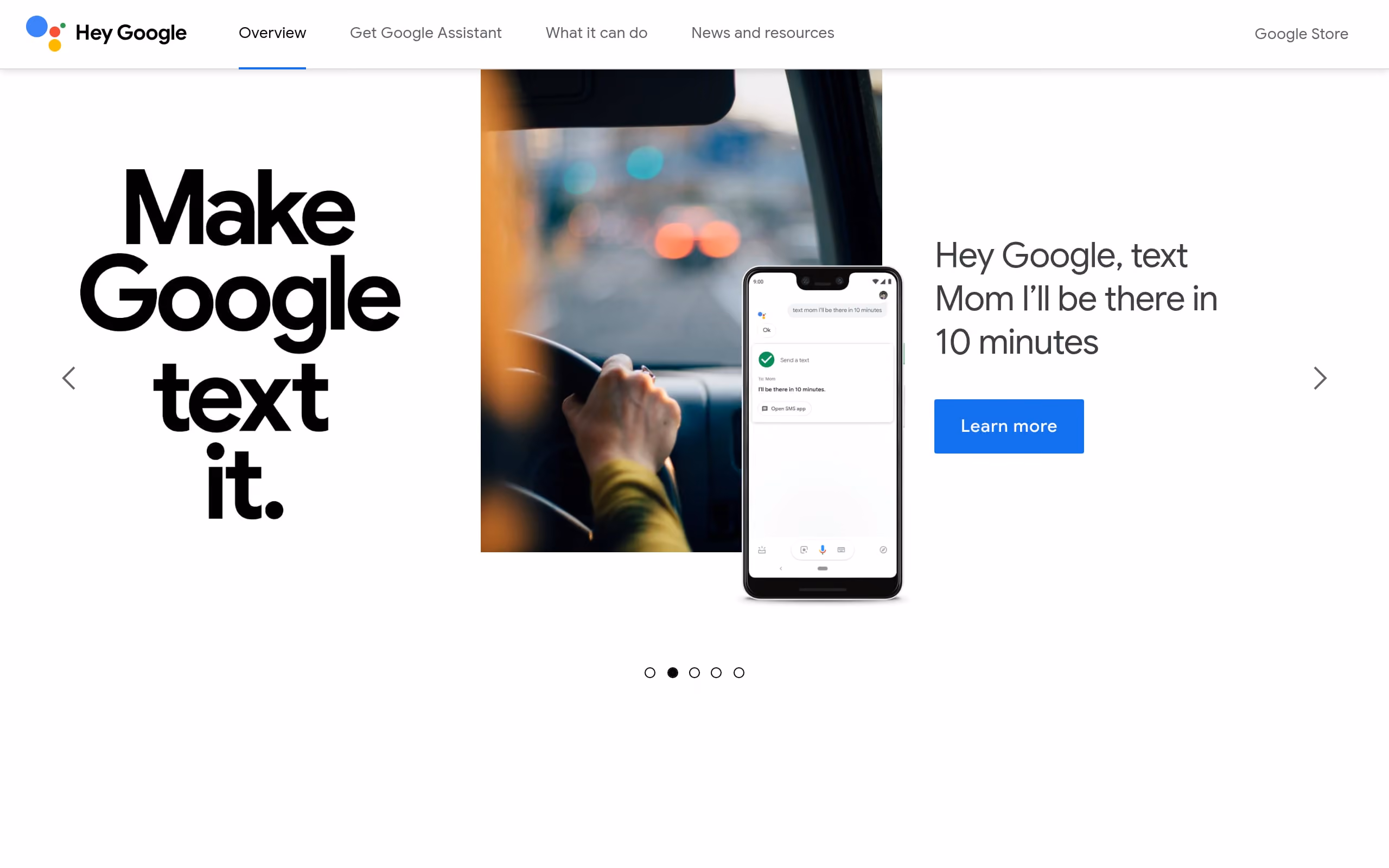Google Assistant Screenshot