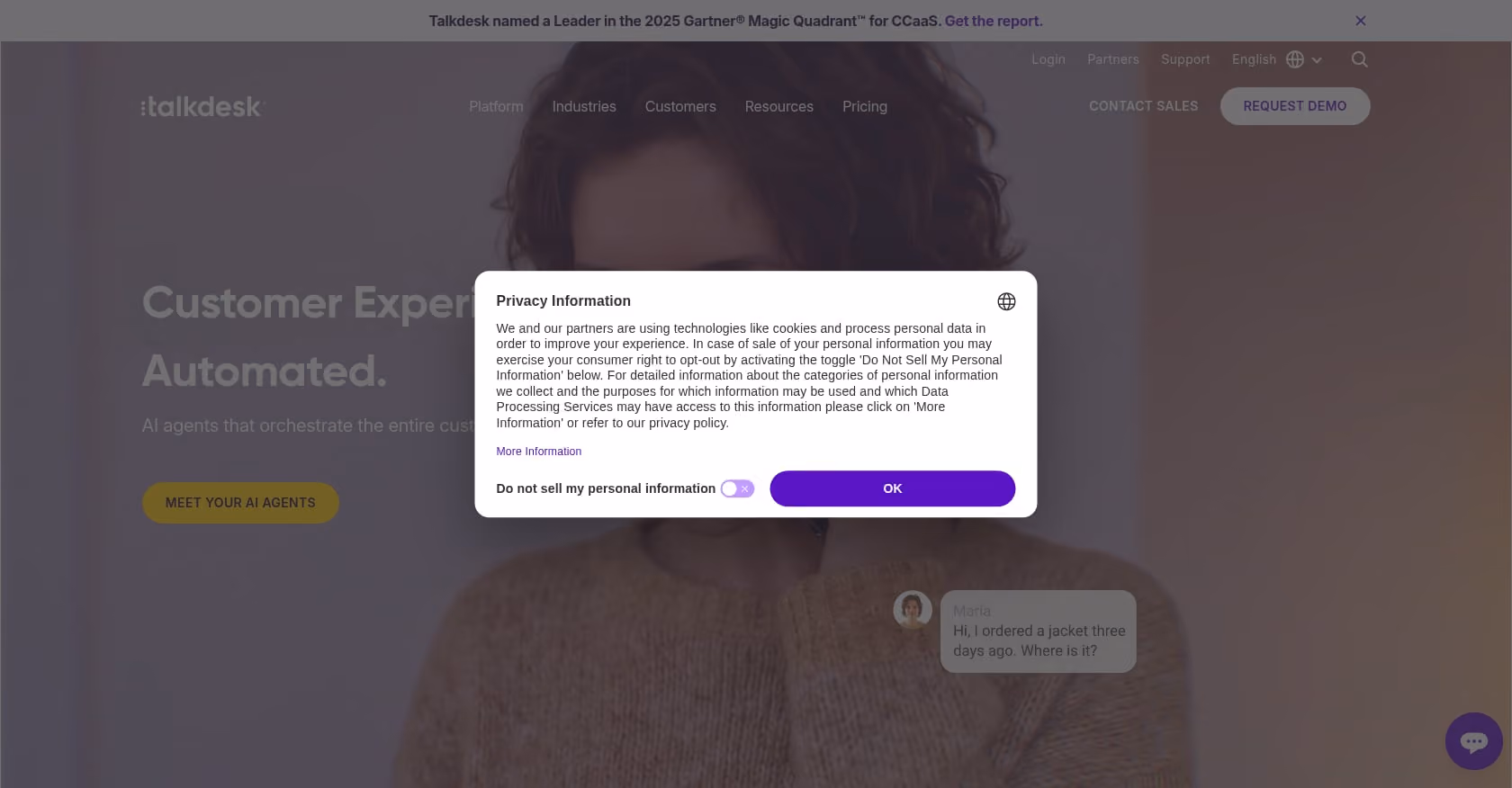 Talkdesk Screenshot