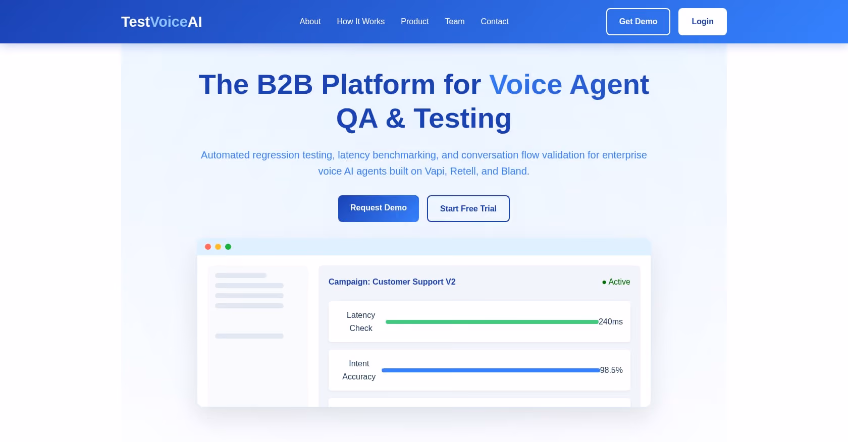 TestVoice AI Screenshot