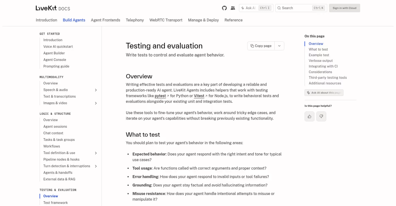 LiveKit Testing Helpers Screenshot