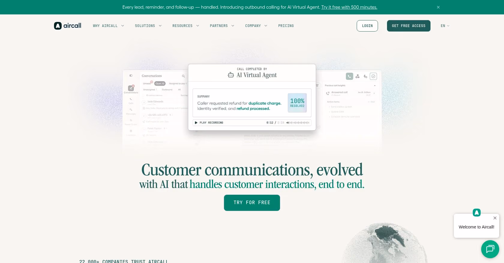 Aircall Screenshot
