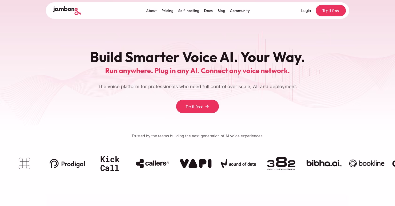 Self-Hosted Voice AI with Jambonz + Open Frameworks Screenshot