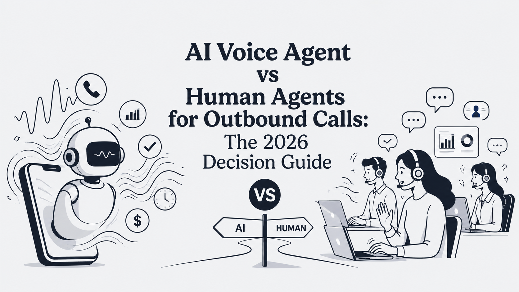 AI Voice Agent vs Human Agents for Outbound Calls