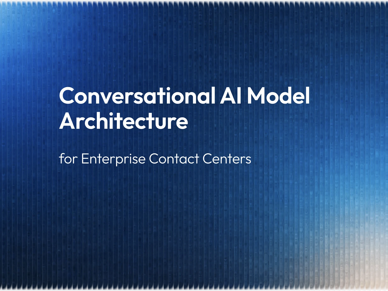 Conversational AI Models Explained: Types, Architecture, and Enterprise Selection