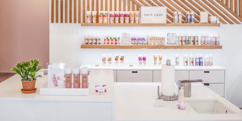 100% Pure Kierland store interior