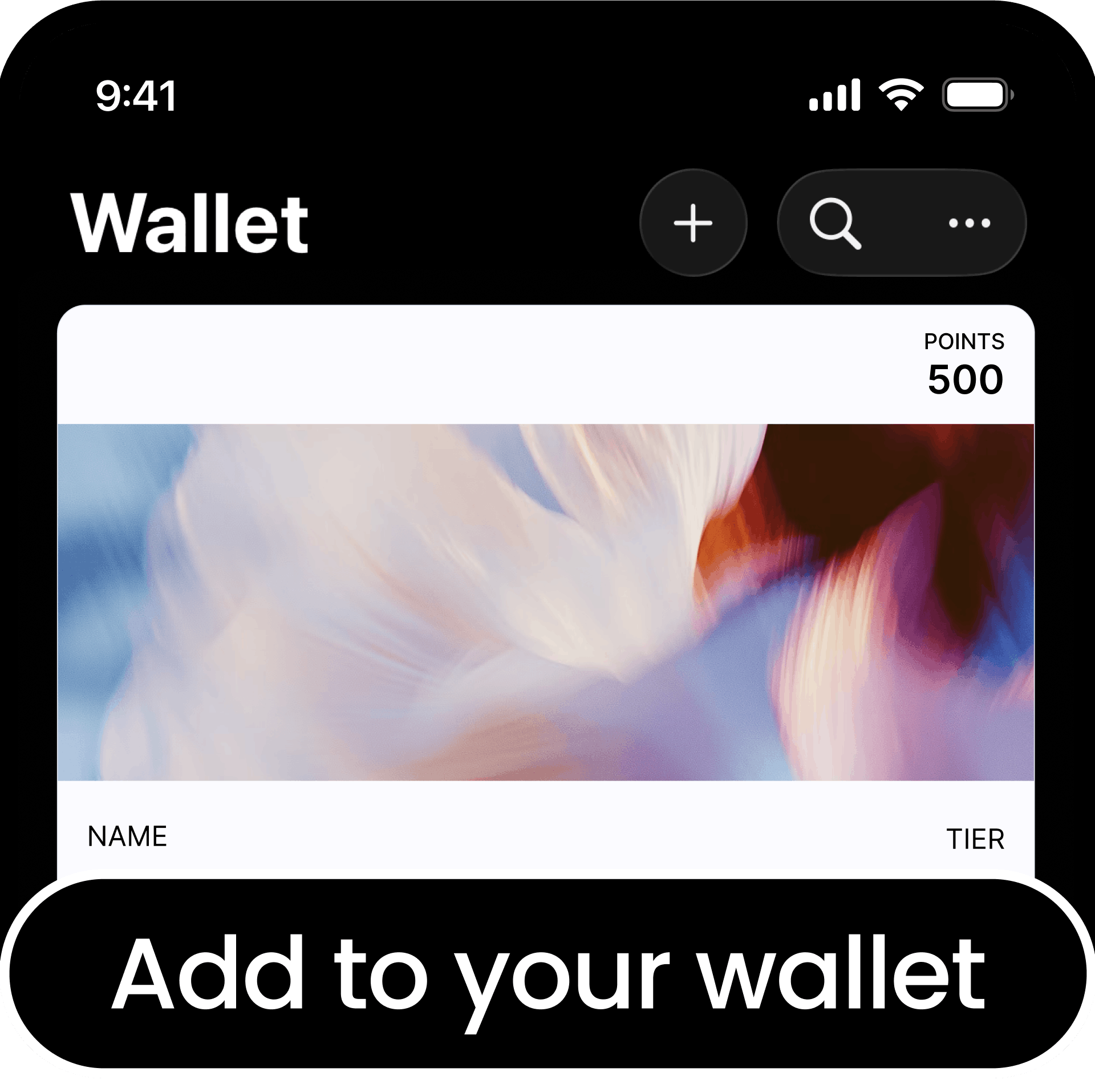 Customer adding the LoyaltyLion Loyalty Pass to their wallet