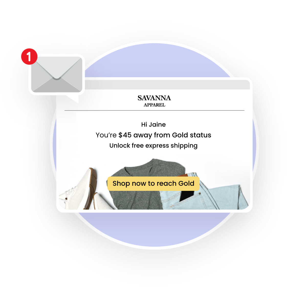 VIP tier data in loyalty emails