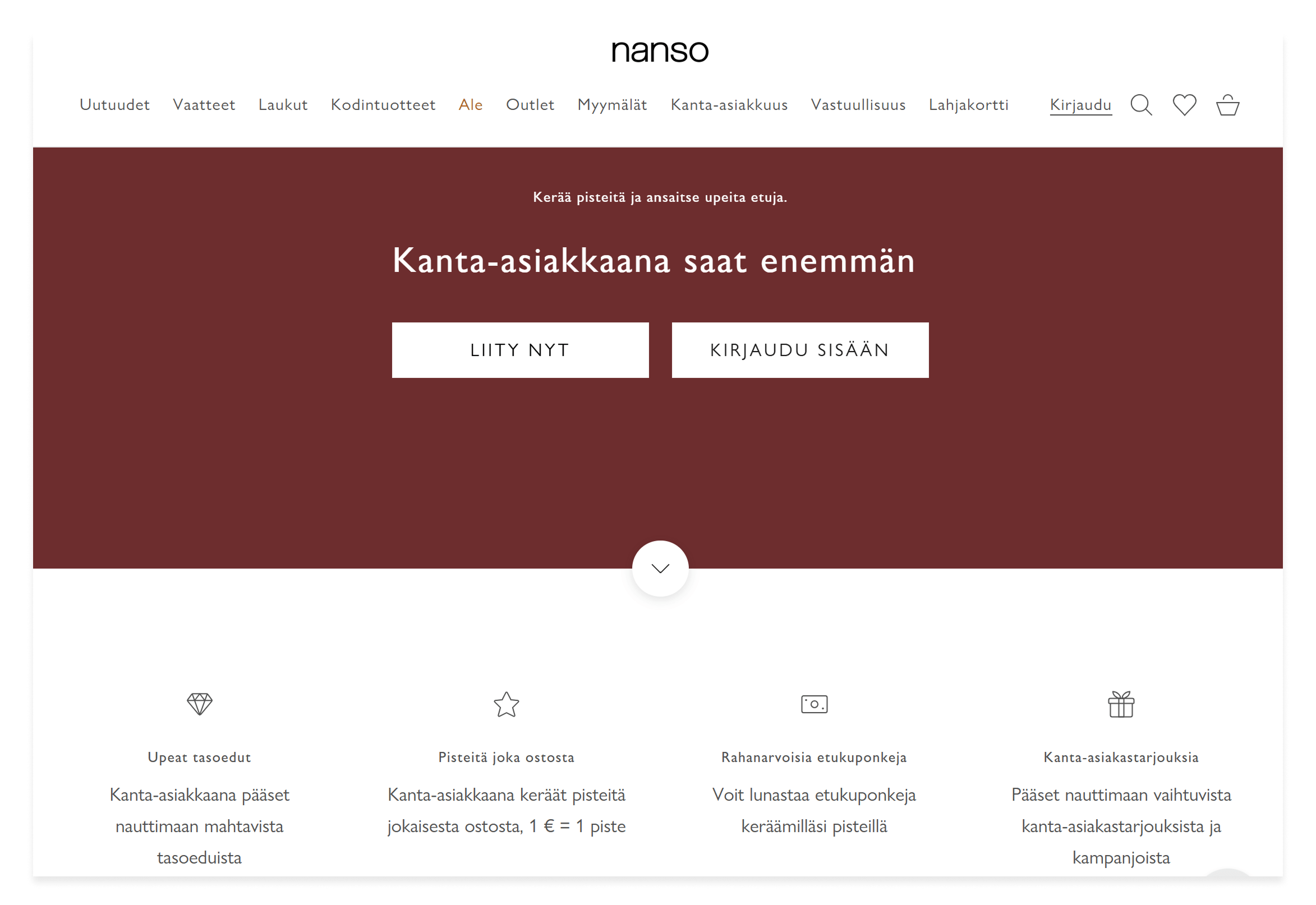 Nanso loyalty program translated at scale