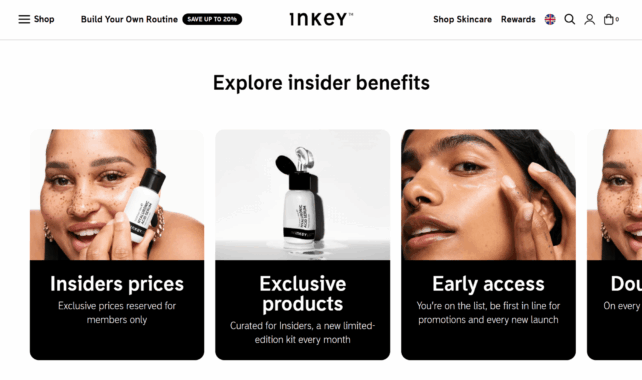 The INKEY List loyalty program insider perks