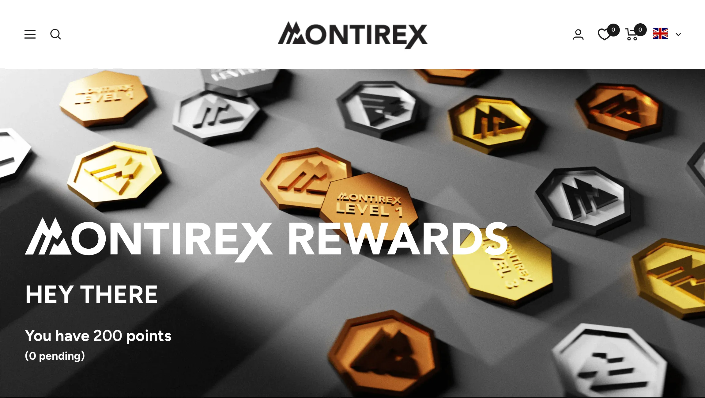 Montirex loyalty program page