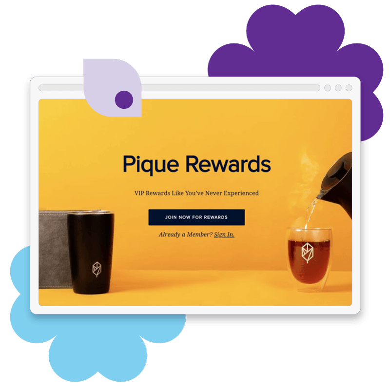 Food and beverage loyalty program dashboard