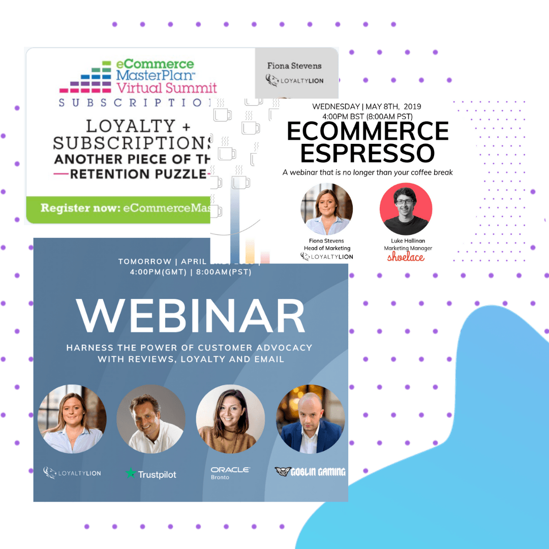 Producing webinars with LoyaltyLion
