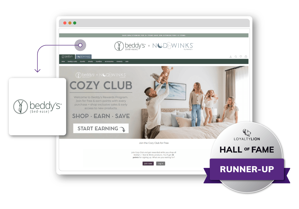 Beddy’s loyalty program
