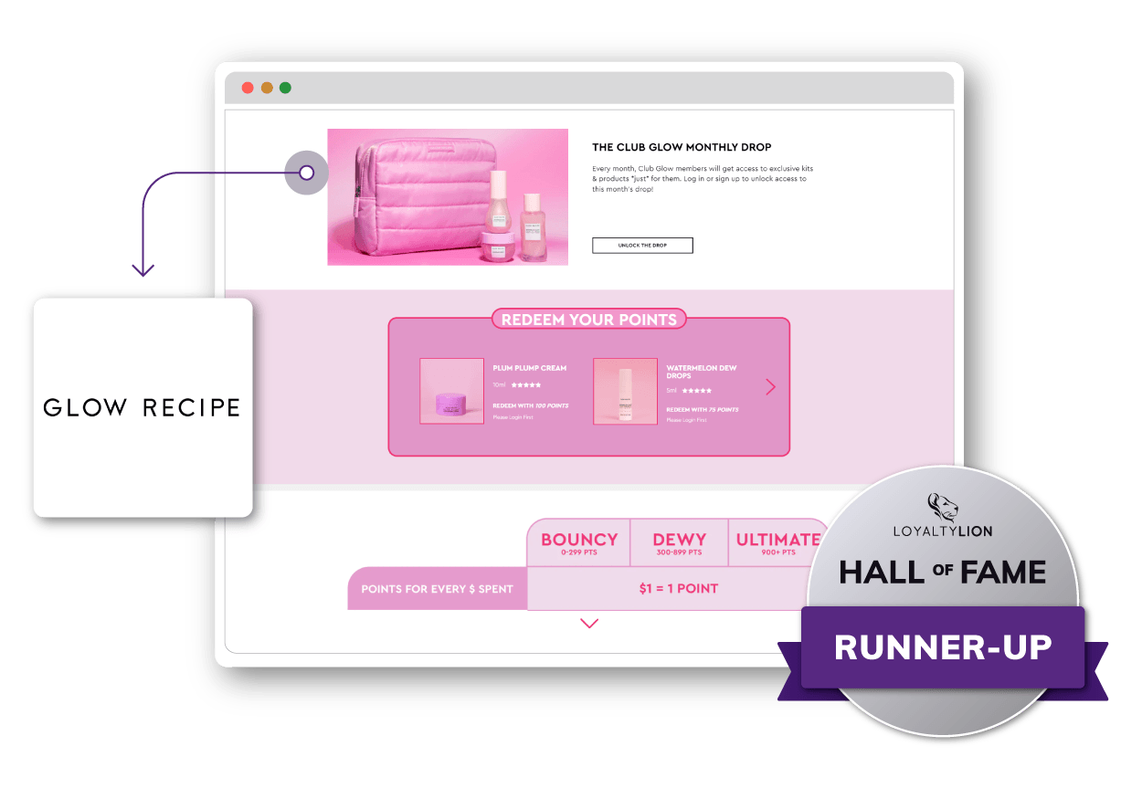Glow Recipe loyalty program