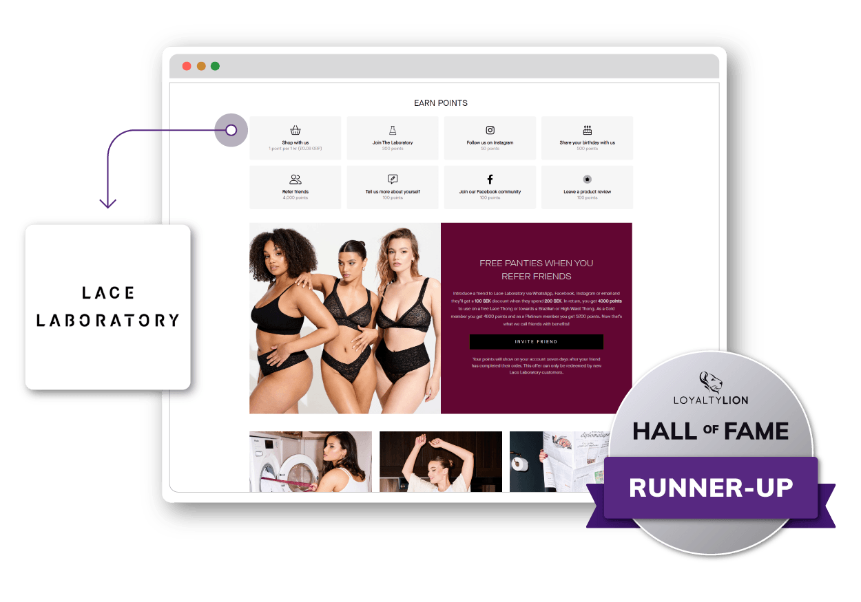 Lace Laboratory loyalty program