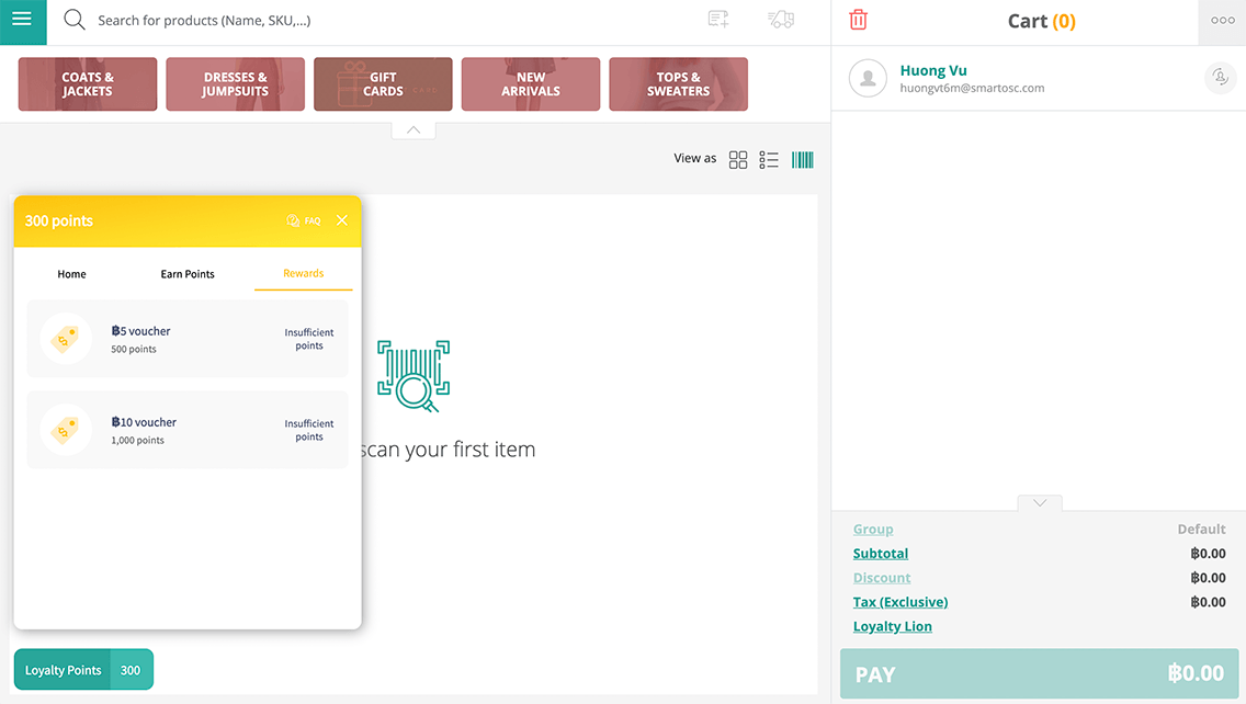 LoyaltyLion loyalty email showing a customer point balance and rewards
