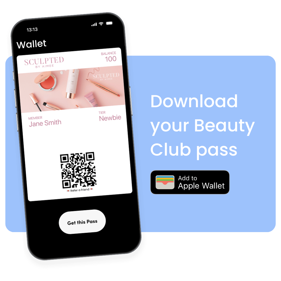 Sculpted Wallet Beauty Club Pass