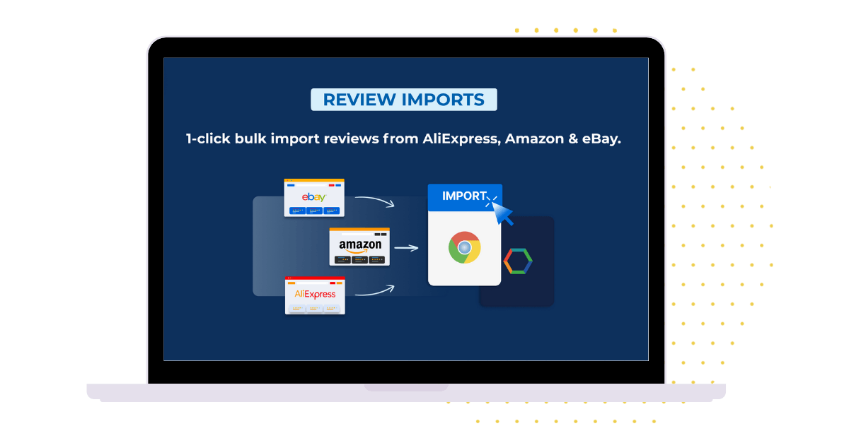 Opinew bulk importing product reviews from online marketplaces