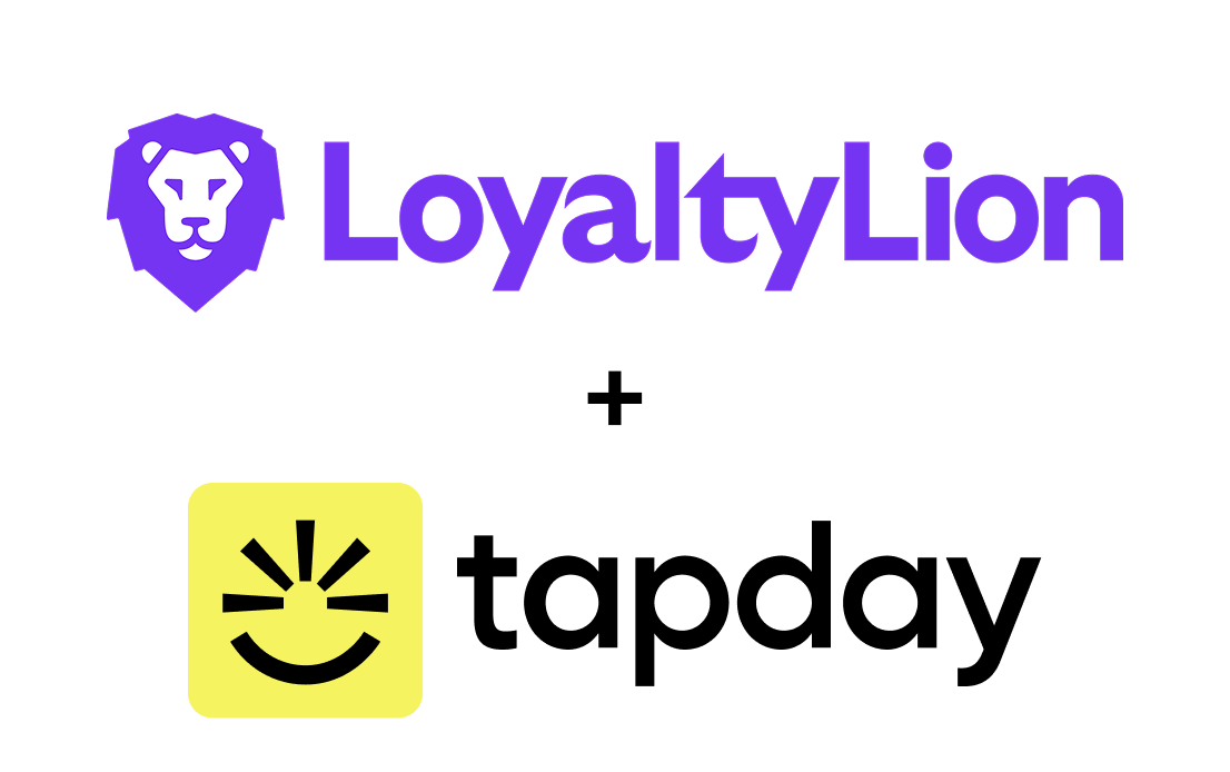 Tapday+loyaltylion Integration Logos