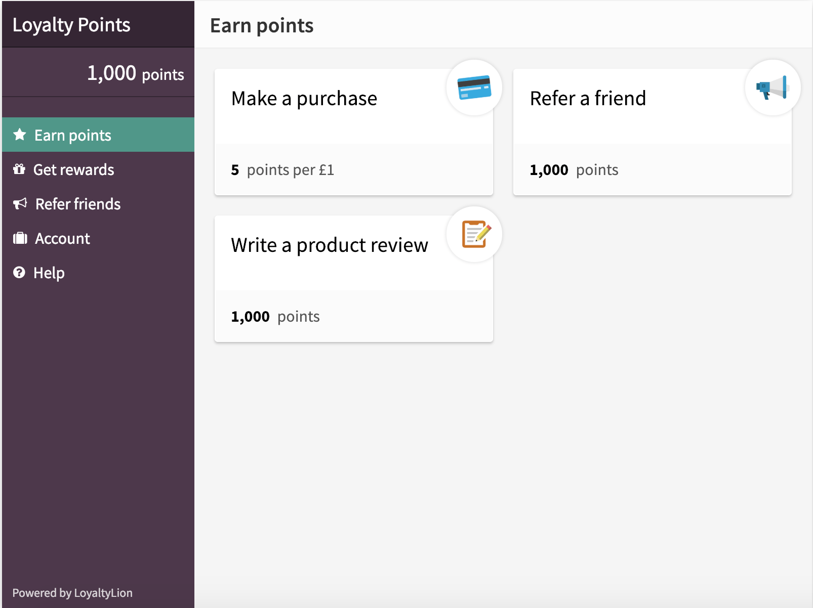 Reward customers for leaving reviews