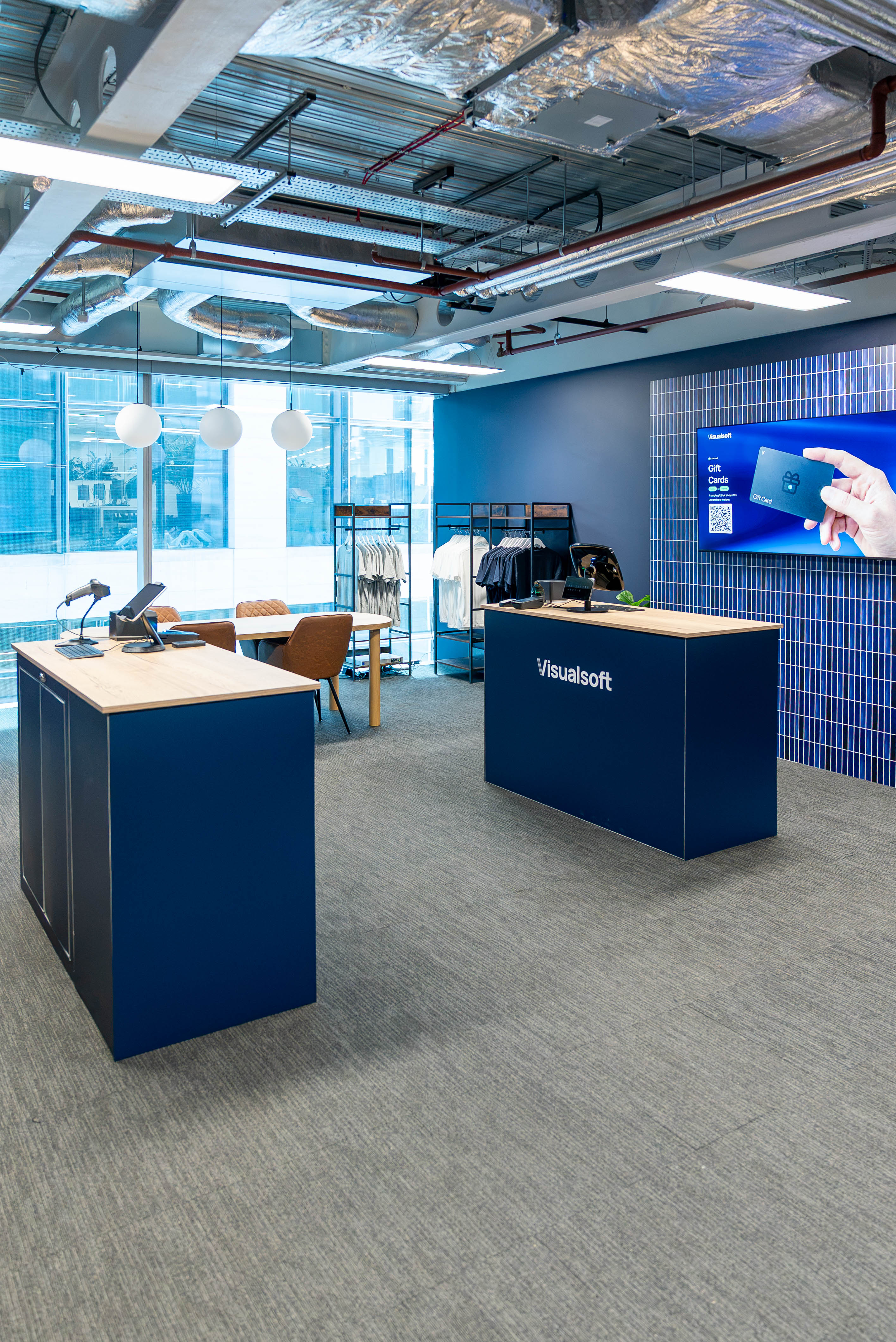 The Retail Innovation Store shop floor with Visualsoft and Shopify tills