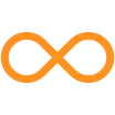 A detailed EdAtlas visual illustrating infinity, loop, boomerang, using the organisation’s turquoise, black and light-blue design palette to support the surrounding content.