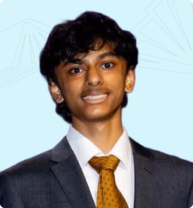 A detailed EdAtlas visual illustrating vaibhav Rao, using the organisation’s turquoise, black and light-blue design palette to support the surrounding content.