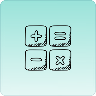 A detailed EdAtlas visual illustrating math specialist5, using the organisation’s turquoise, black and light-blue design palette to support the surrounding content.